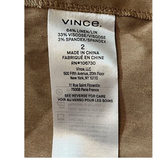 Vince skirt Buckle Wrap tan size 2 - Picture 6 of 7